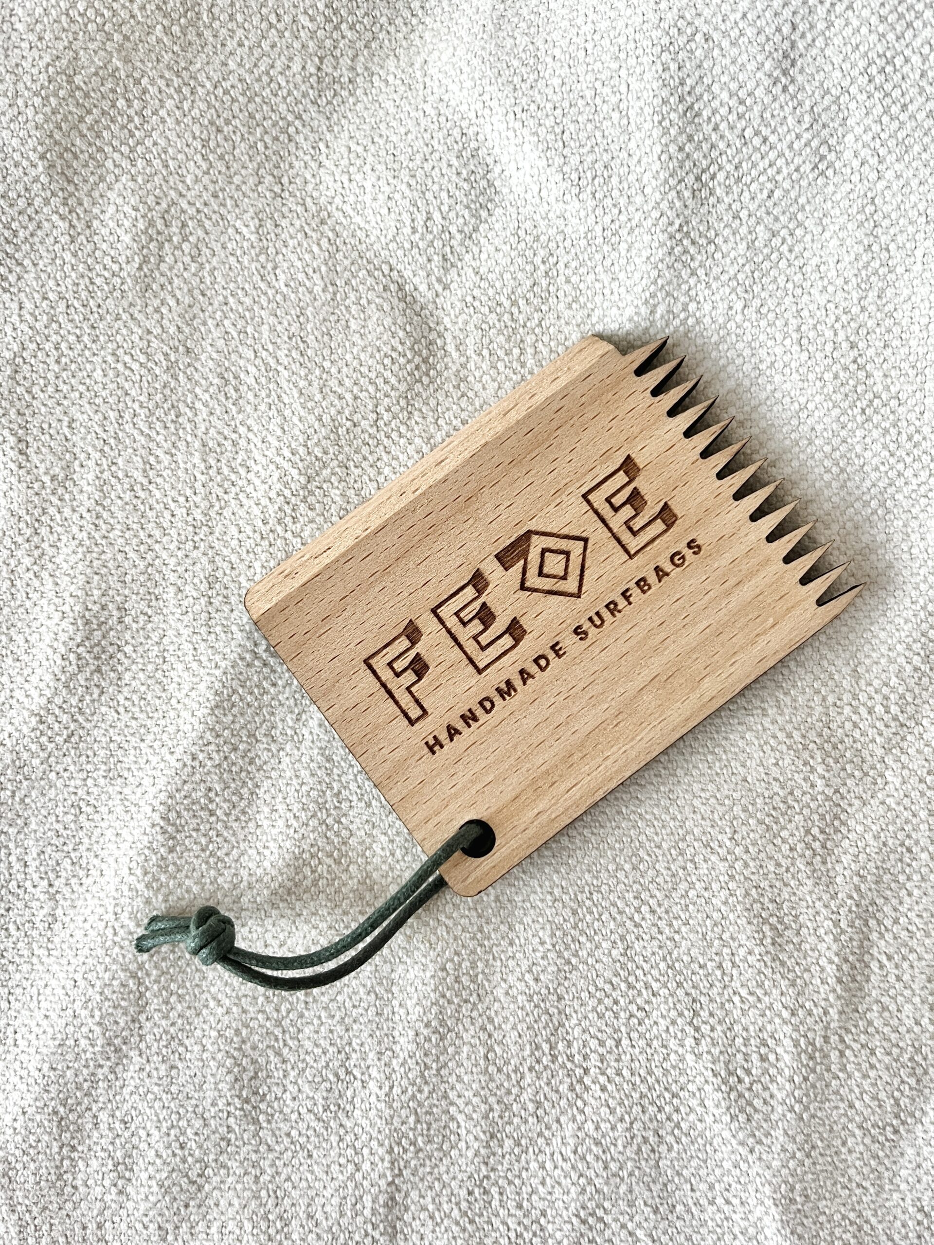Wooden Surf Wax Comb - Pettino Surf by Fede Surfbags