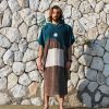 Emerald Green surf poncho - surf poncho, hooded towels and changing robes by Fede Surfbags