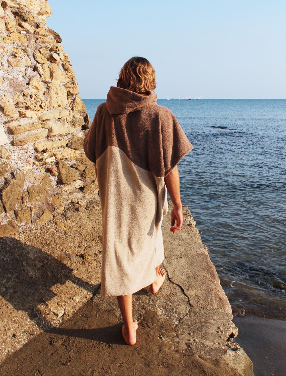 Brown Teddy Bear surf poncho - surf poncho, hooded towels and changing robes by Fede Surfbags