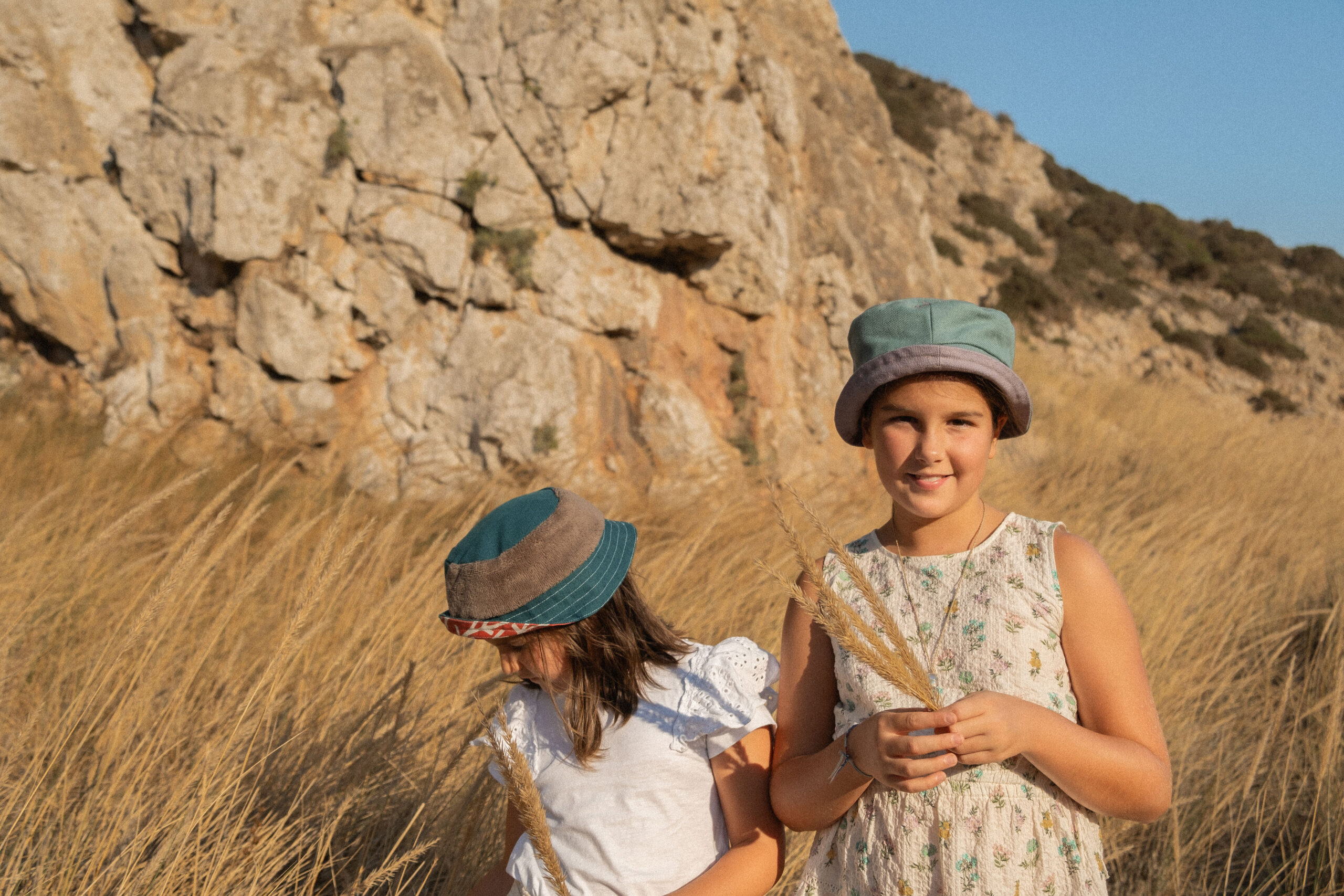 eversible kids hat - bucket hats for kids in cotton and bamboo
