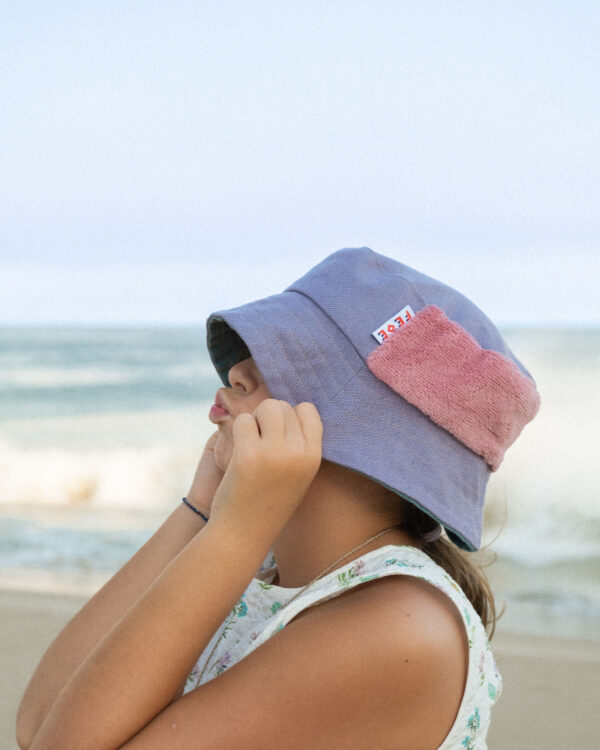 reversible kids hat - bucket hats for kids in cotton and bamboo