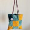 Shopper scacchi. Shopping bag in softest terries with chess design