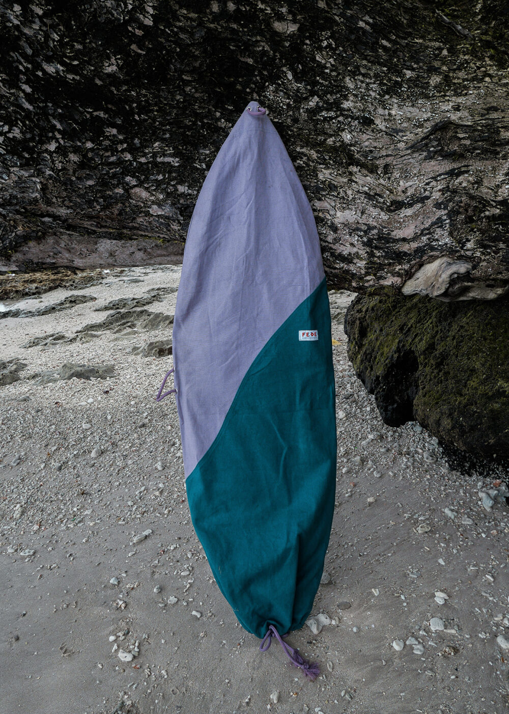 Two tones canvas surfbag - sustainable surfboard bags